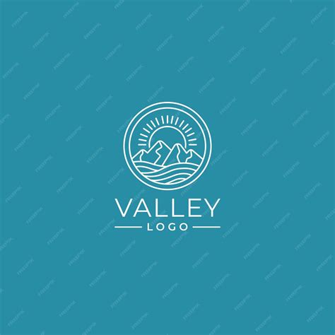 premium vector valley logo