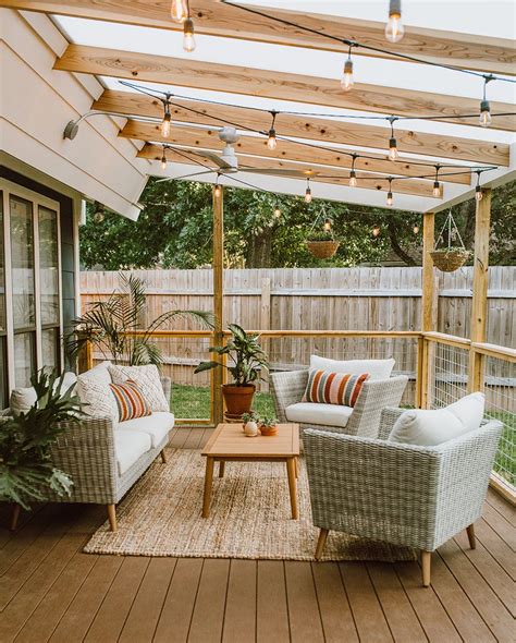 easy backyard small patio ideas  style  summer