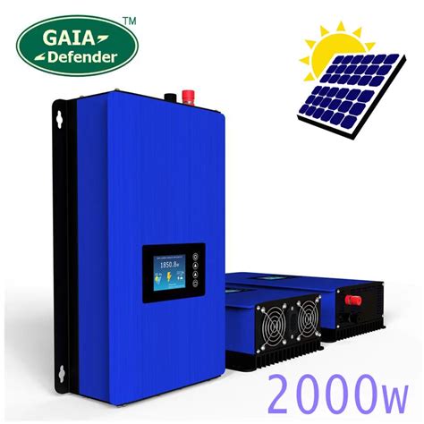 2000w On Grid Tie Inverter Solar Panels Battery Connected Home Power Pv System Sun 2000g2 Dc45