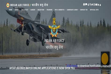 Iaf Afcat Application Process Begins At Afcat Cdac Check