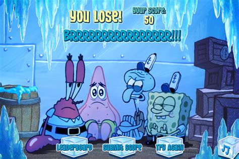 Image Spongebobs Truth Or Square Online Game You Lose Png