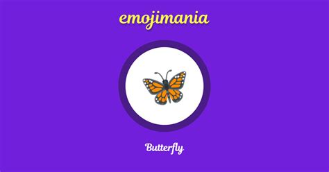 🦋 Butterfly emoji Copy & Paste - Emojimania