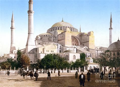 Hagia Sophia In Constantinople Painting By Celestial Images Fine Art