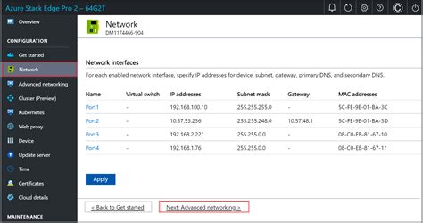 Tutorial To Configure Network Settings For Azure Stack Edge Pro 2