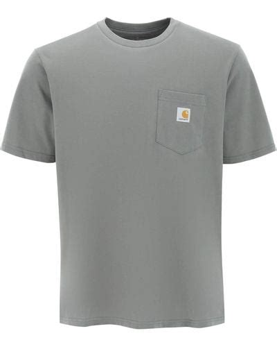 Gray Carhartt T Shirts For Men Lyst