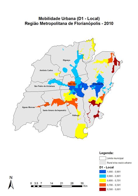 Região Metropolitana De Florianópolis Índice De Bem Estar Urbano