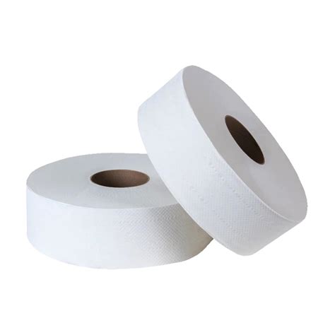 Papel Higiénico Jumbo Blanco Hoja Sencilla 400 M 6 Pzas