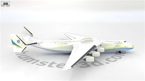 360 View Of Antonov An 225 Mriya 3d Model Hum3d Store