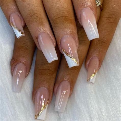 White And Gold Nails Perfect For Any Occasion Beautiful Dawn