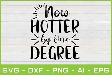 Now Hotter By One Degree Svg Graphic By Najirbd Creative Fabrica