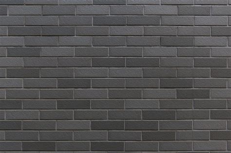 Premium Photo | Gray brick wall pattern