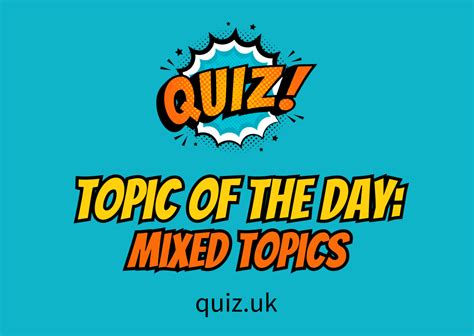 Daily Quiz (10 Questions) – Trivia Quiz UK – General Knowledge