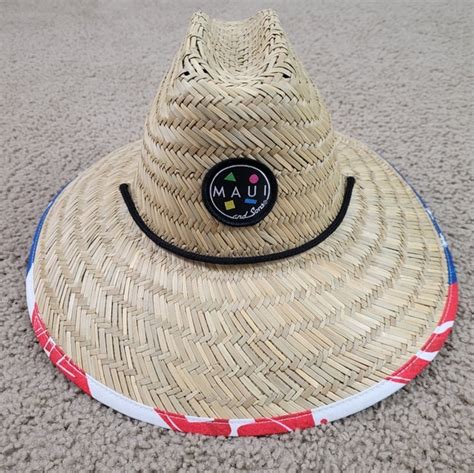 Maui And Sons Accessories Maui And Sons Merica Straw Hat Poshmark