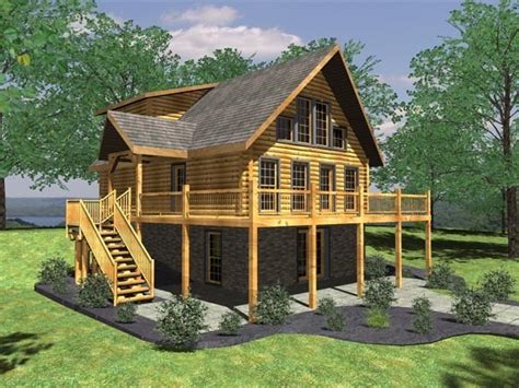 Highlander Floor Plan Honest Abe Log Homes Cabins