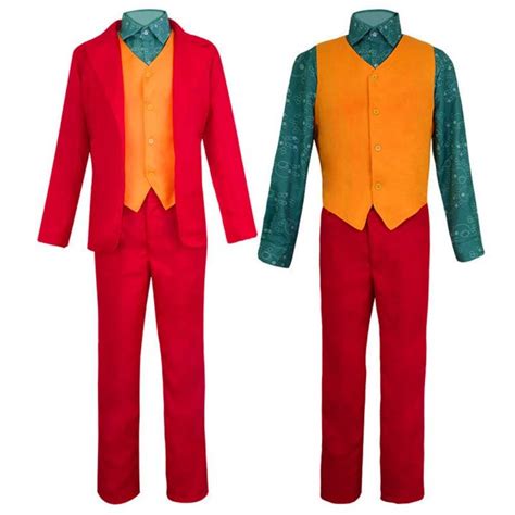 Movie Joker Joaquin Phoenix Arthur Fleck Cosplay Costume Adult Kid