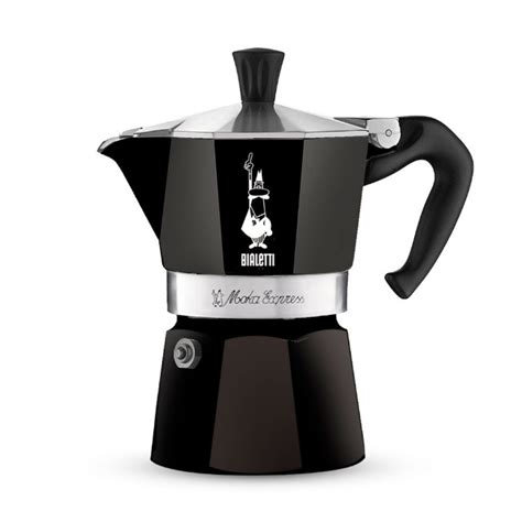 Paniate Bialetti Caffettiera Moka Express Nera Tazze