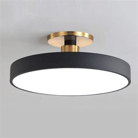 Plafonnier Led Macaron Lm Luminaire De Plafond Montage Semi