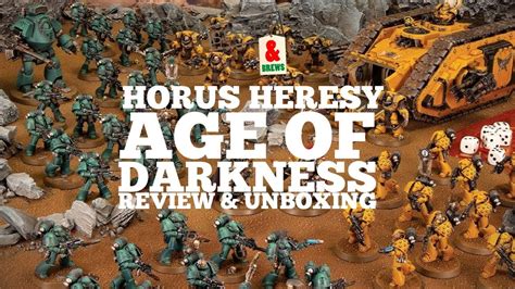 Warhammer The Horus Heresy Age Of Darkness Boxed Set Unboxing And