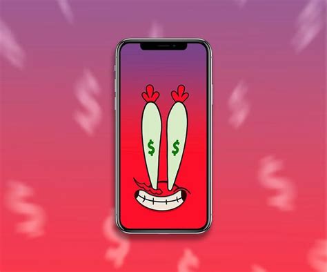 SpongeBob Mr. Krabs Money Eyes Red Wallpapers | Spongebob wallpaper ...