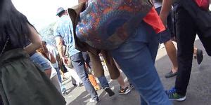 Big Fat Booty Blonde Cheeky Jean Shorts Tnaflix