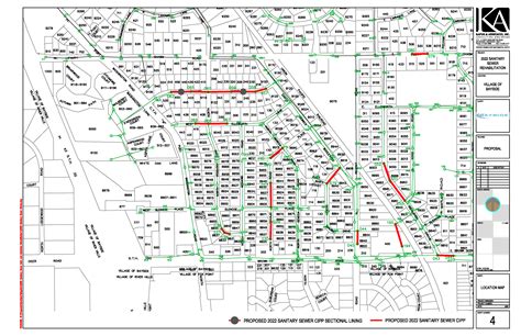 2022 Sanitary Sewer Rehab Map 4 1 Bayside Wi