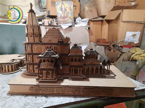 Laser Cut Shri Ram Mandir Design - Dezin