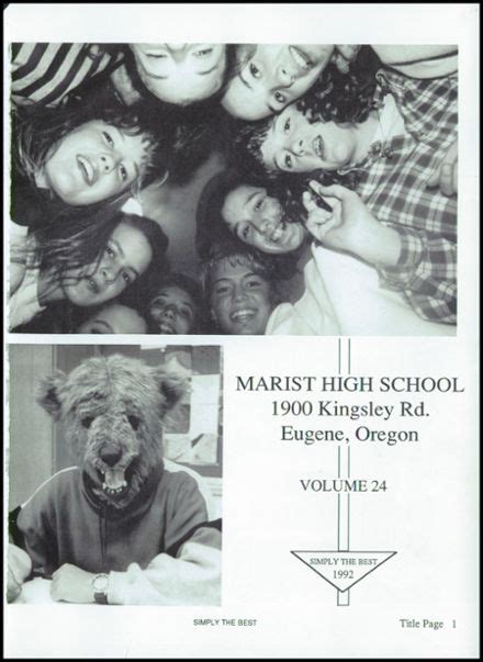 Explore 1992 Marist High School Yearbook, Eugene OR - Classmates