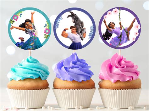 Encanto Cupcake Toppers Printable Cupcake Toppers Encanto Etsy Ireland