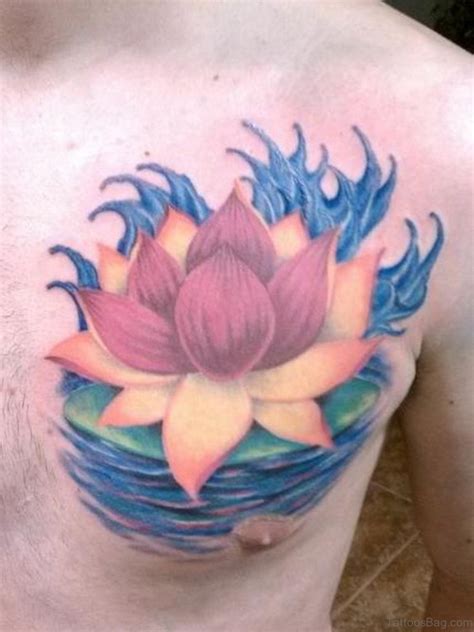 50 Beautiful Lotus Tattoos On Chest