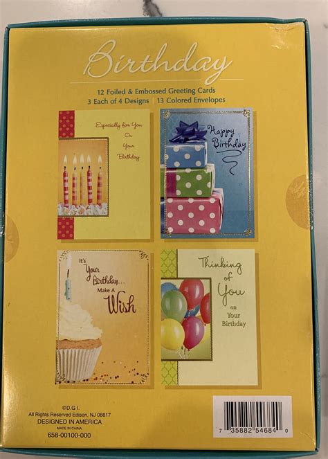 Boxed Birthday Assortment 12 Box Cardsmart In Buffalo Ny Cardsmart