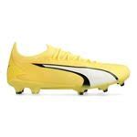 Puma Ultra Ultimate Fg Ag Voltage Yellow Blaze Hvit Sort Dame