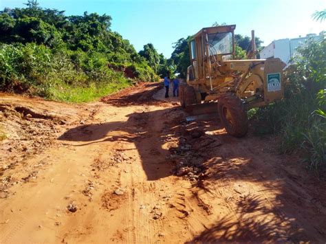 Sagra realizou manutenções das estradas no final de semana Prefeitura