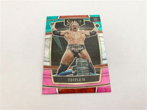 Triple H Tri Color Panini Select Wwe Concourse Wrestling Card