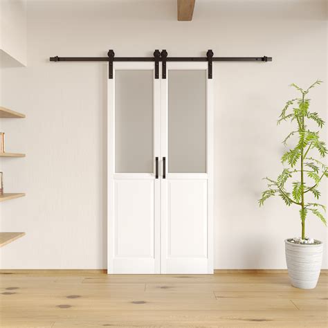 Win Stellar Half Lite Tempered Frosted Glass and Manufacture Wood