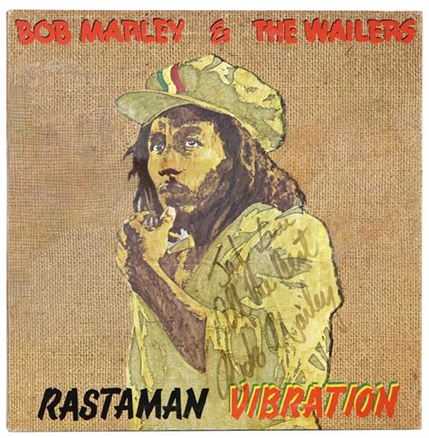 Lot Detail - Bob Marley Signed "Rastaman Vibration" Album (JSA & REAL)