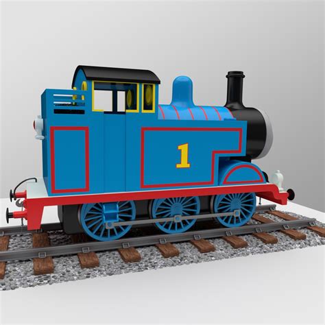 3d Thomas Tank Engine Model