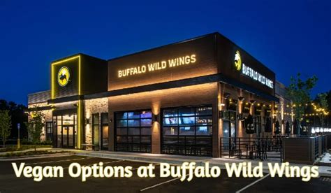 Vegan Options at Buffalo Wild Wings | Menu Details