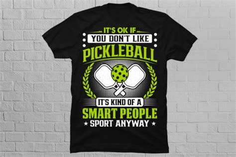 Funny Pickleball T-shirt Design Graphic by Eyashin0058 · Creative Fabrica