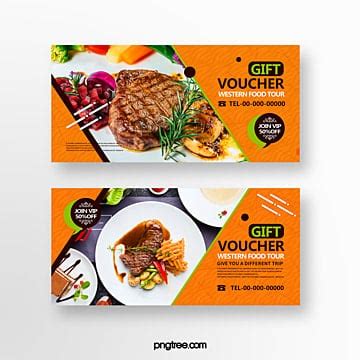 Fashion Restaurant Food Coupons Template Download on Pngtree