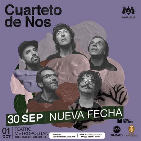 El Cuarteto de Nos de gira en México fechas lugares y precios