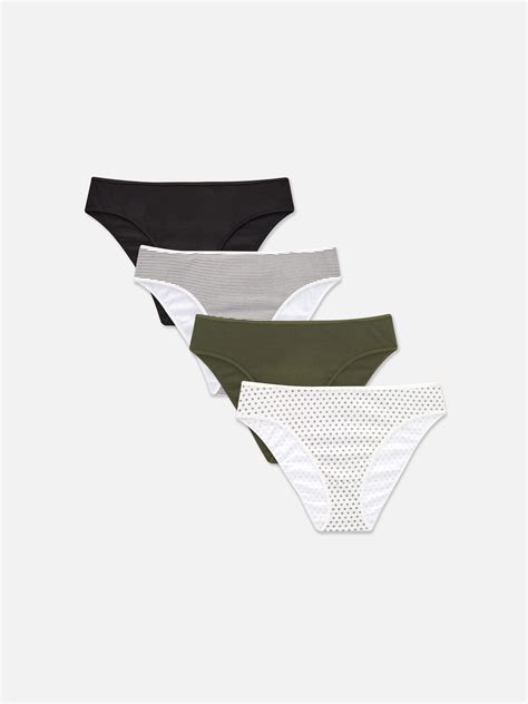 Pack De Braguitas Bikini Para El D A A D A Verde Mujer Primark