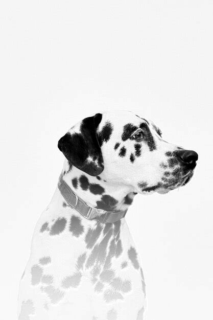 Premium Photo | Dog looking away against white background