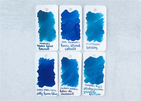 Ink Review #1990: Van Dieman's Bass Strait Cobalt Blue — Mountain of Ink