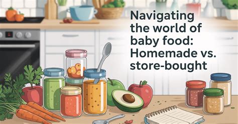 navigating  world  baby food homemade  store bought
