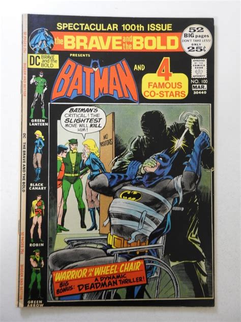 The Brave And The Bold 100 1972 FN VF Condition Comic Books