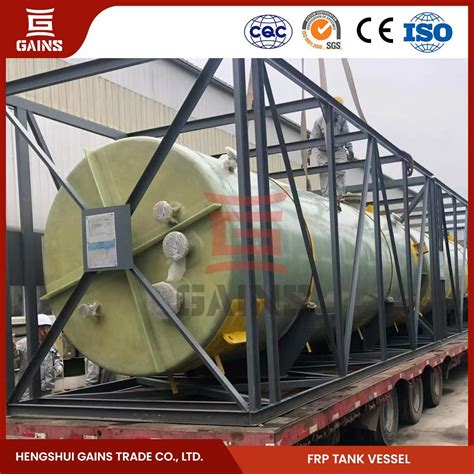 Gains Chemical Storage Tanks Manufacturers 15 Gallon FRP Chemical Tank