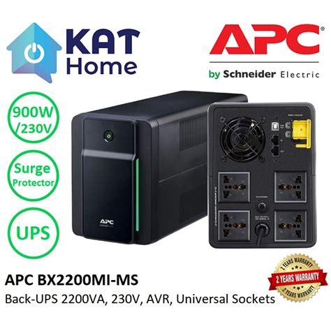 Apc Back Ups Bx Mi Ms Va V Back Ups Avr Universal Socket