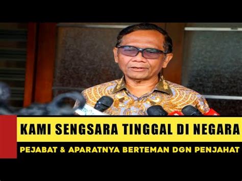 Pedas Abang Ini Sentil Keras Mahfud Md Tau Gak Pak Apapun Urusan