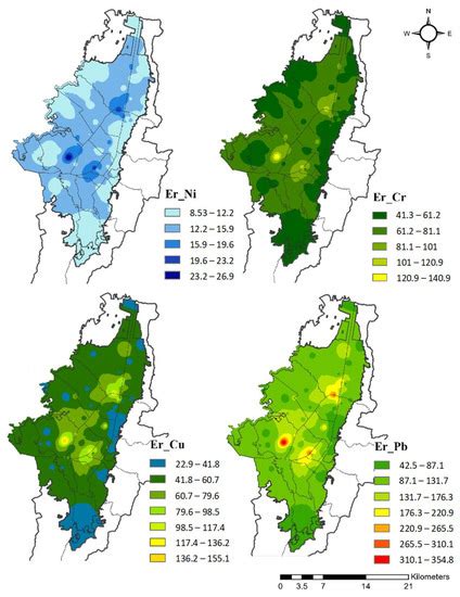 Atmosphere Free Full Text Spatial Analysis Of Heavy Metal Pollution