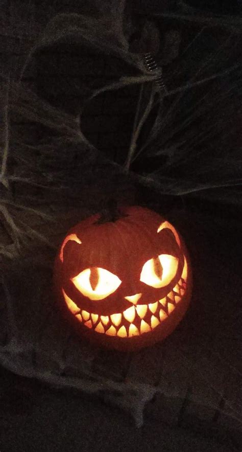 Cute Cat Pumpkin Carving Halloween pumpkin 🎃 - Sherry Idea